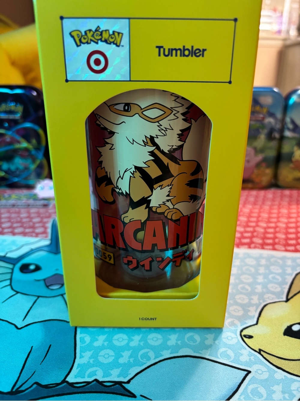 Target x Pokémon Arcanine Tumbler